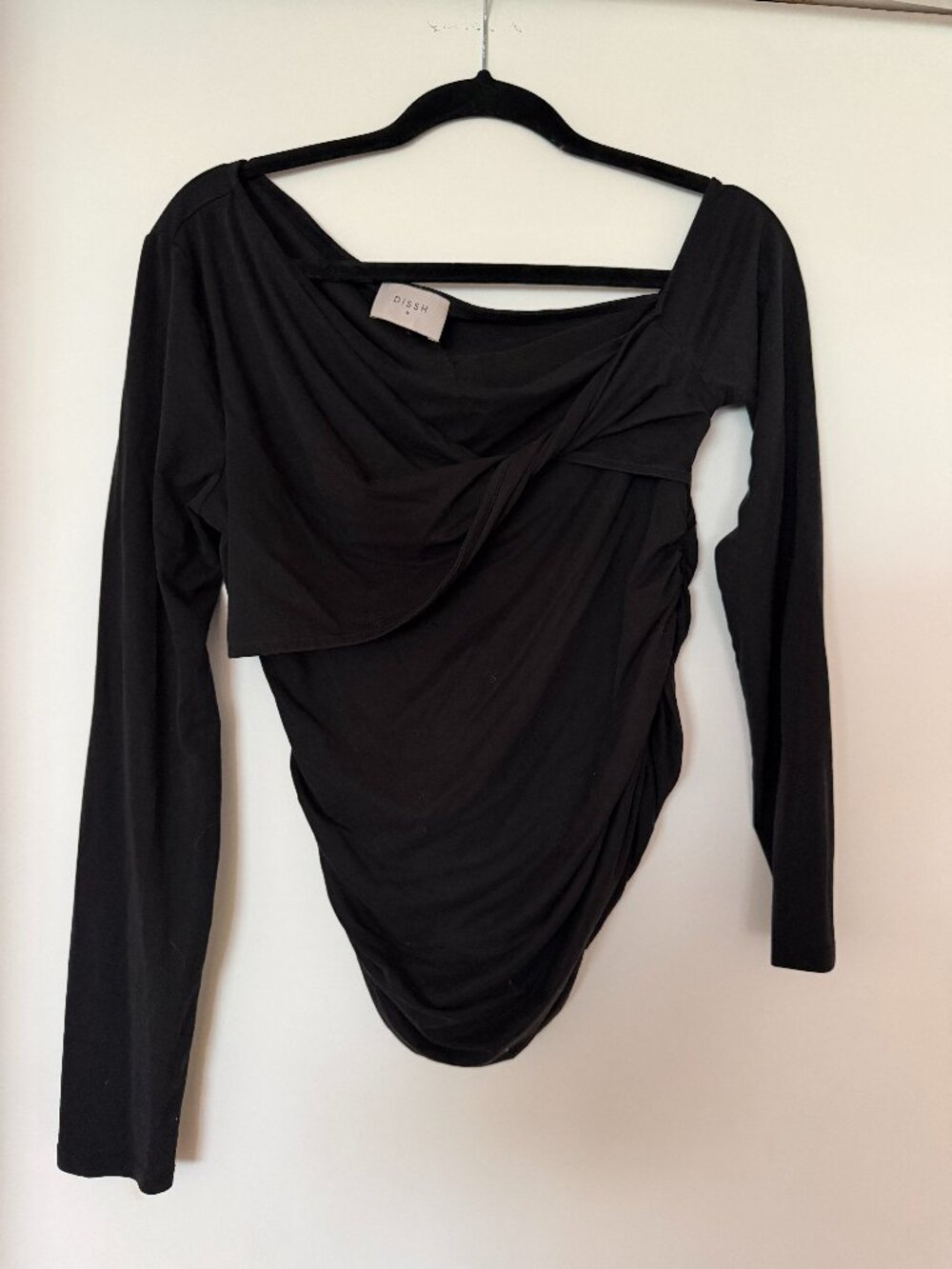 DISSH Denver top in Black